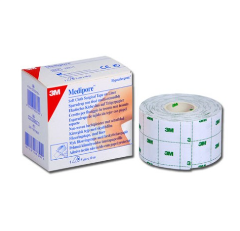 Medipore 2991/1 Kumaş Sırtlı Cerrahi Flaster Kağıt Astarlı 5cm x 10m