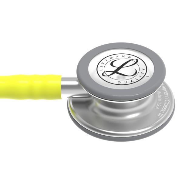 Littmann Classic III Monitoring Stethoscope - 5839 - Lemon Lime (Limon Sarı)