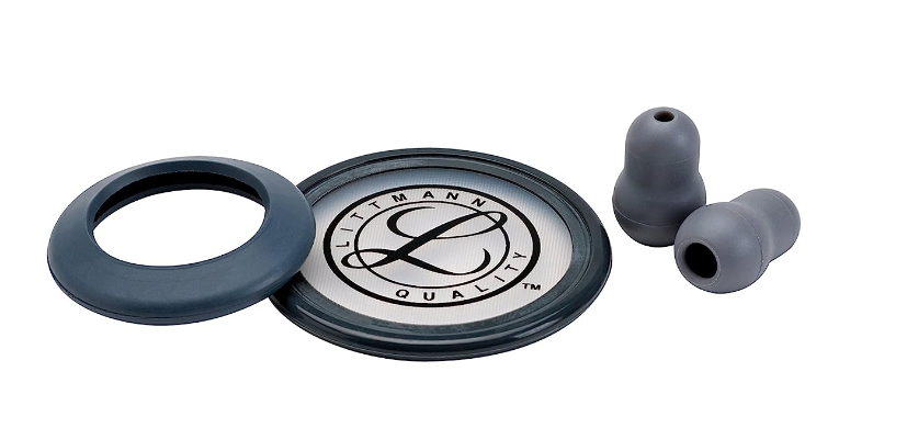 Littmann Stethoscope Spare Parts Kit, Classic II, Grey 40006 (Select & Cardiology III)