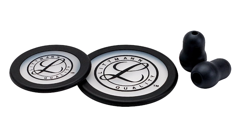 3M™ Littmann® Stetoskop -40016  Yedek Parca Kiti,Klasik III™ ve Kardiyoloji IV™, Siyah, 10/Cs
