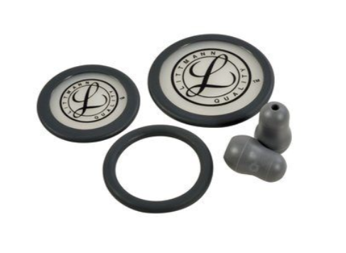 Littmann Stethoscope Spare Parts Kit, Classic III™ and Cardiology IV™, Grey, 40017