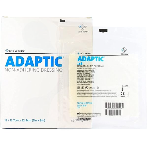Adaptic 2019 Non-Adhering Dressing 12.7cm X 22.9cm