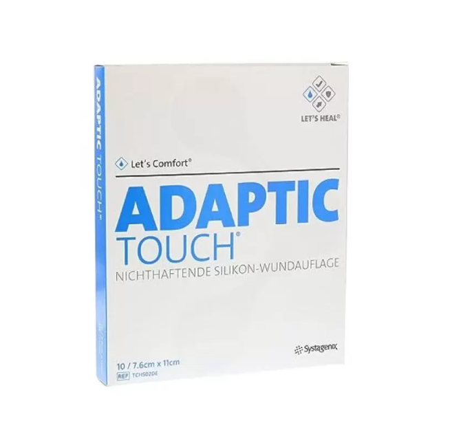 Adaptic Touch Non-Adhering Silicone Dressing 7.6cm X 11cm