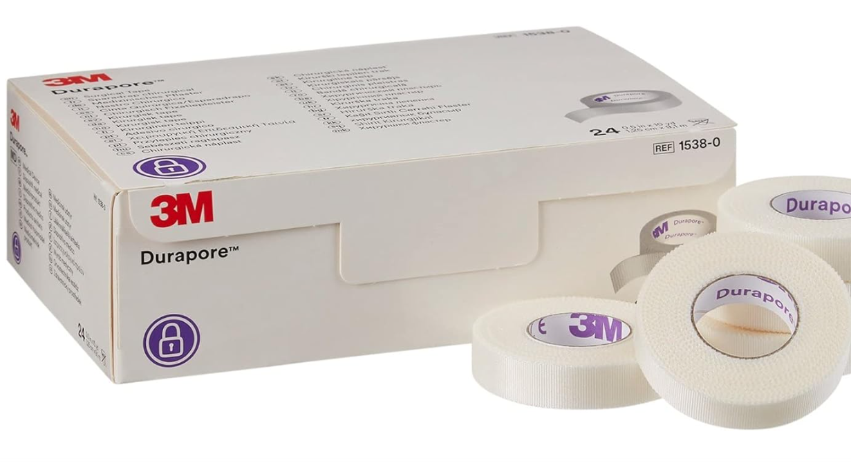 3M™ Durapore 1538-0 Cerrahi Flaster 1.25cm X 9.1m (24 Adet)