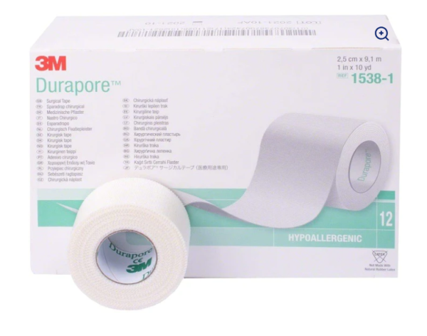Durapore 1538-1 Cerrahi Flaster 2.5cm x 9.1m (12 Adet)