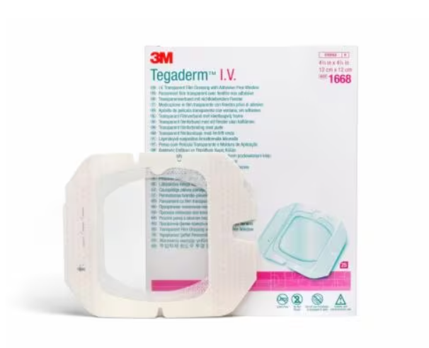 Tegaderm 1668 I.V. Port Örtüsü (Yapışkansız) 12cm x 12cm