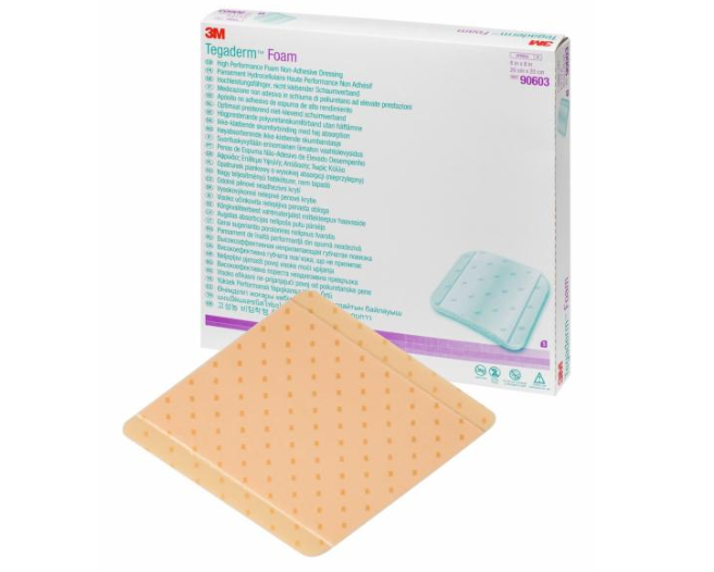Tegaderm 90603 Yapışkansız Köpük Örtü 20cm x 20cm
