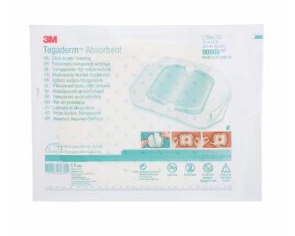 Tegaderm 90805 Emici Şeffaf Akrilik Yara Örtüsü