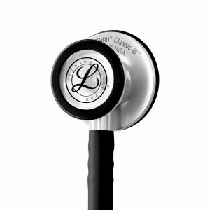Littmann® Classic III™ Stethoscope, 5620C, Stainless Steel Listening Bell, Satin Finish Black Tube
