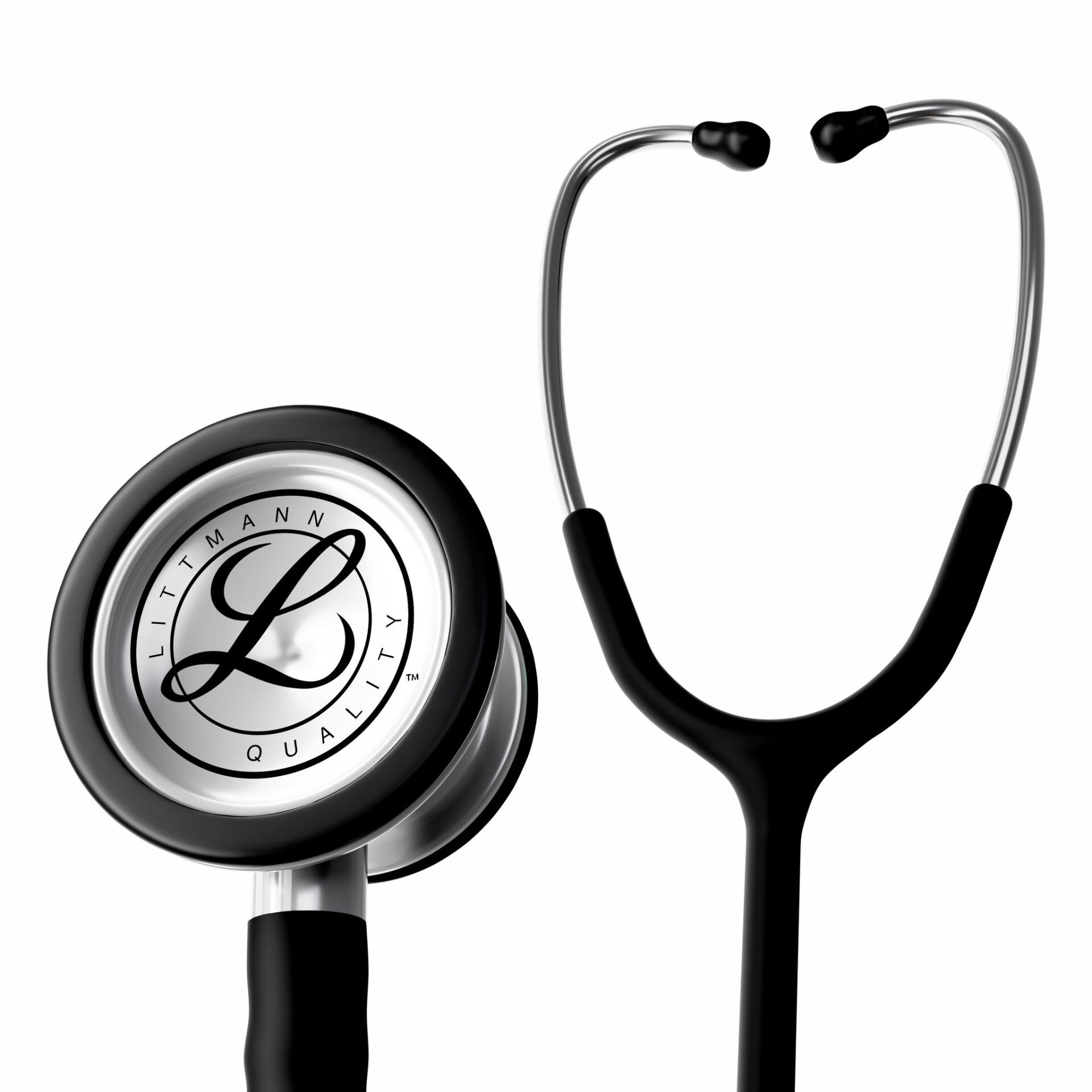 Littmann® Classic III™ Stethoscope, 5620C, Stainless Steel Listening Bell, Satin Finish Black Tube